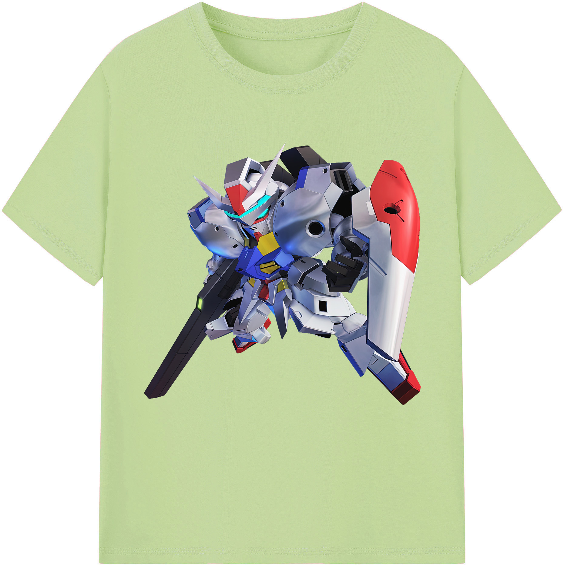 （画像用） 機動戦士ガンダム Mobile Suit Gundam 綿100％半袖Tシャツ（フロントプリント）